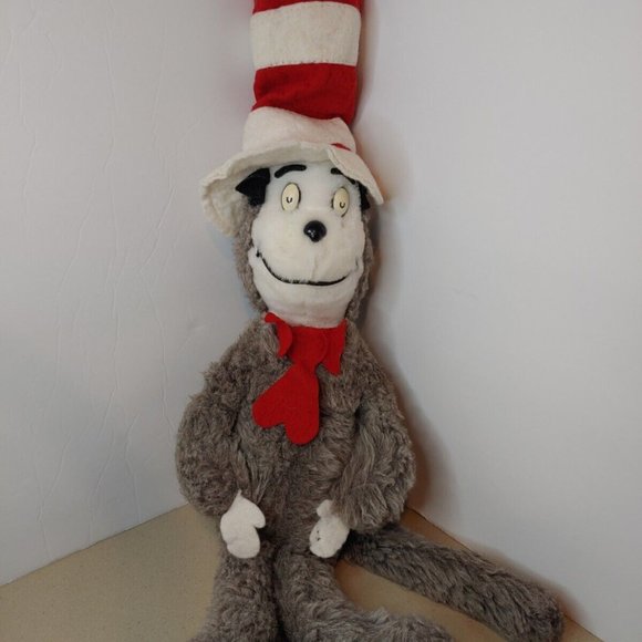 1980 Dr Seuss CAT IN THE HAT 22" Plush Eden Vintage Doll Toy Stuffed Animal Boo - Picture 1 of 11
